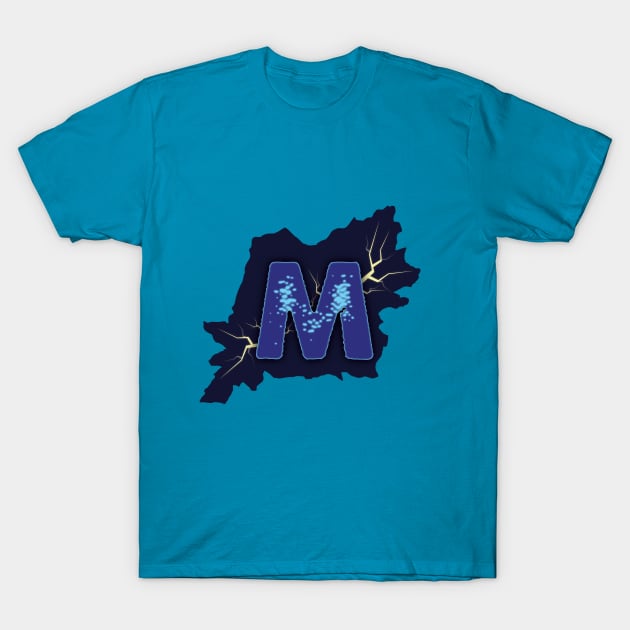 Monogram M Stormy T-Shirt by Limey Jade 